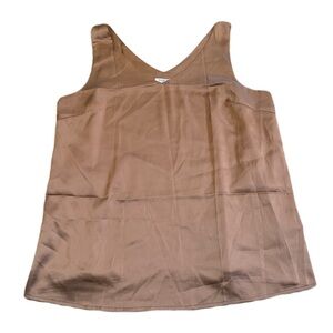 Elegant Brown Sleeveless Top